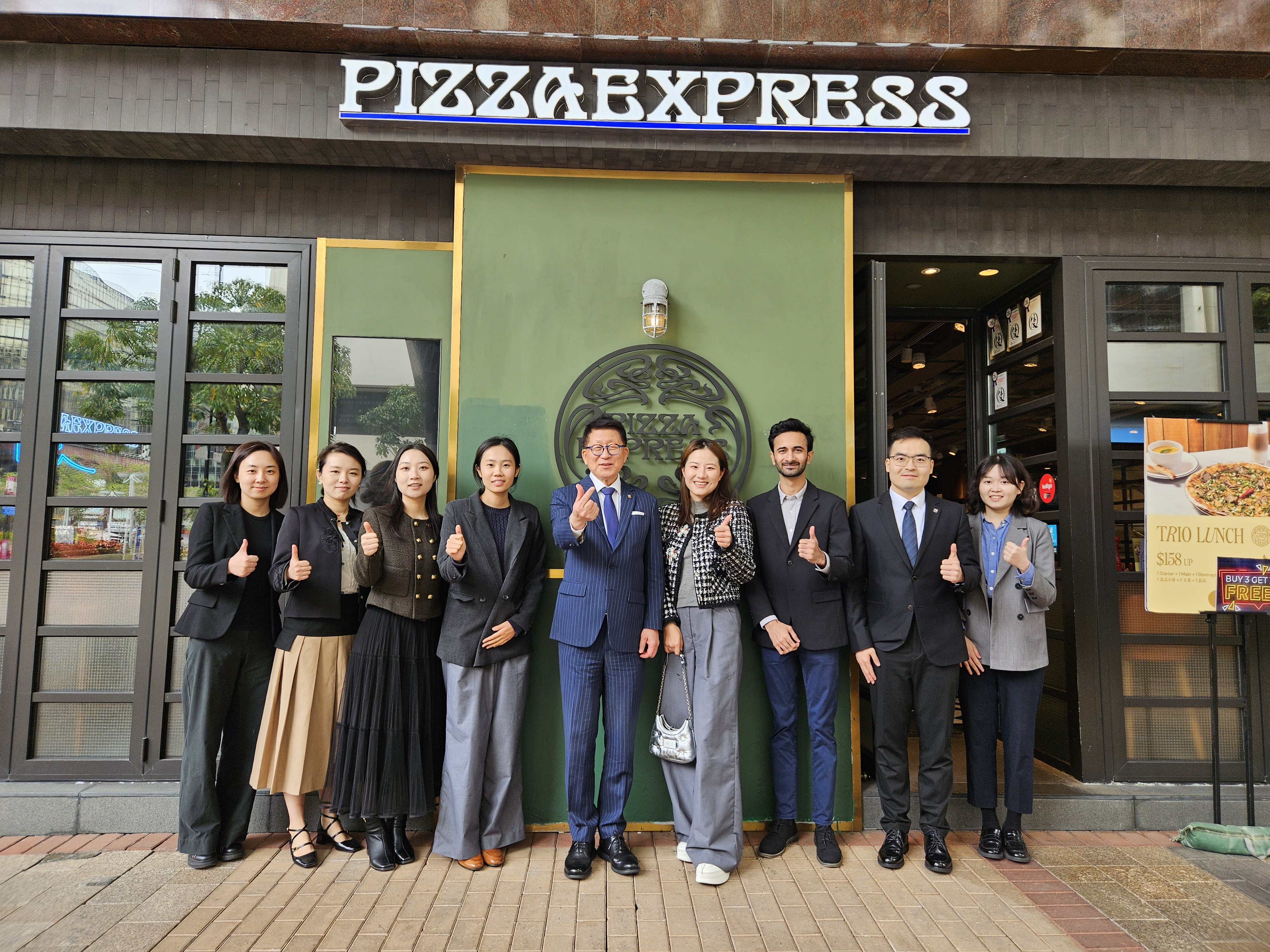 Dr Faye Hao's Team Lunch Dean Kaye Chon of SHTM